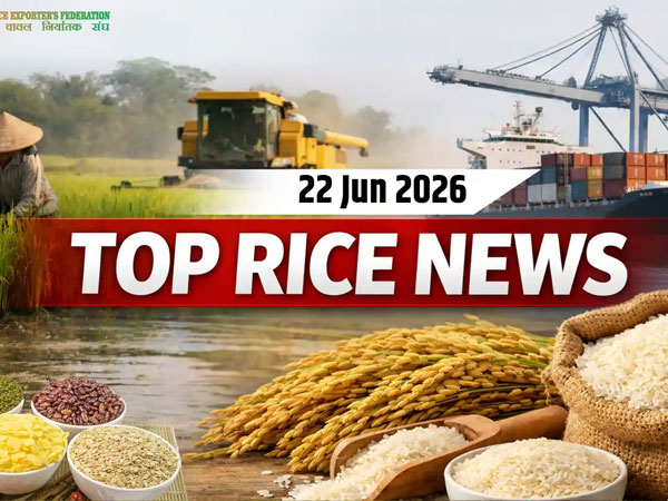 Top Rice News: Fall In Basmati Prices due to Hormuz conflict