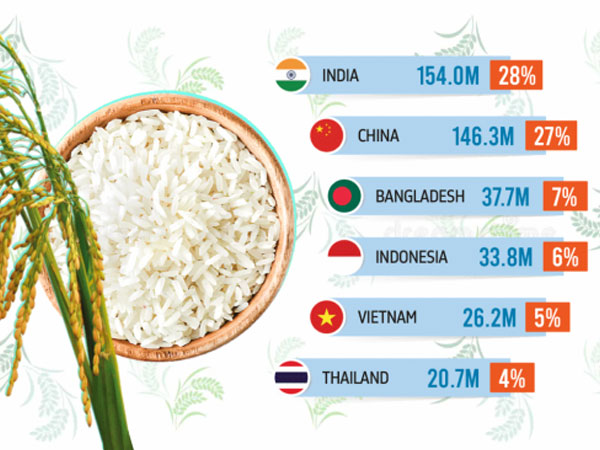 World’s top rice producers