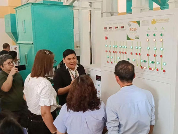 Leyte inaugurates rice processing center