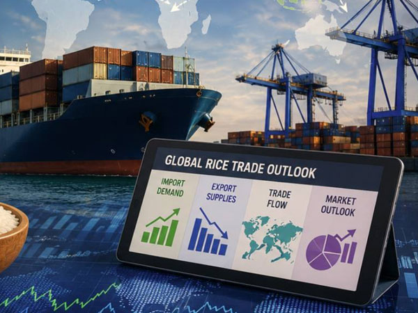 Global rice trade outlook shifts amid changing import demand and export supplies